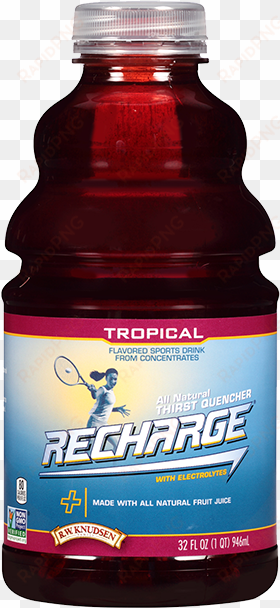 tropical recharge® - r. w. knudsen recharge sports drink, tropical - 32