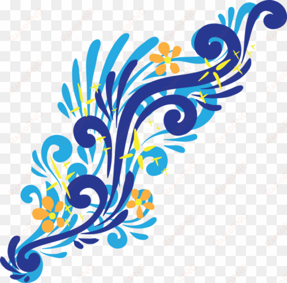 tropical swirl flowers by sarelm on deviantart clip - tropical swirl png