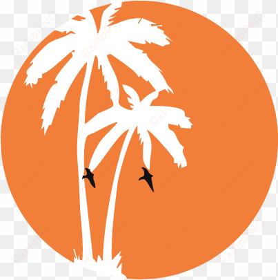 tropical treasure - tropical beach logo png