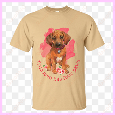 "true love has four paws" tan tee - immaculate miraculous medal --- sky blue t-shirt all