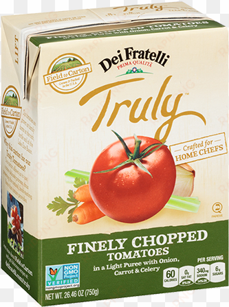 truly finely tomatoes with - dei fratelli truly tomatoes, finely chopped,