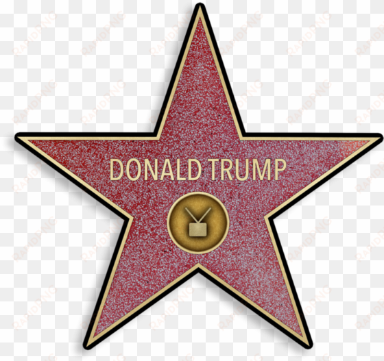 trump hollywood star - wonder woman crown svg