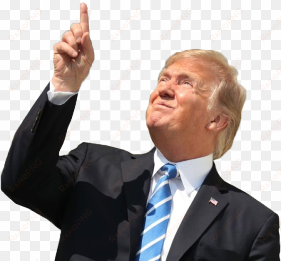 trump pointing while staring at eclipse - eyes damaged from eclipse