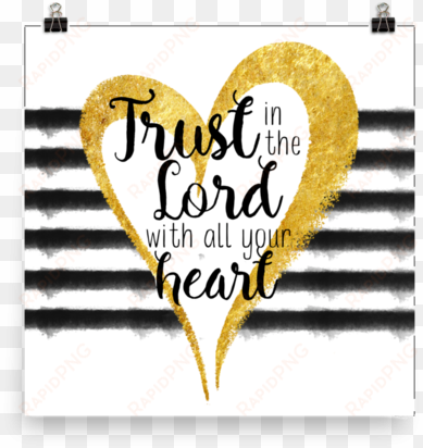 trust in the lord - carson home accents trust in the lord