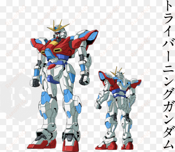 try burning gundam - gundam build fighters try try burning