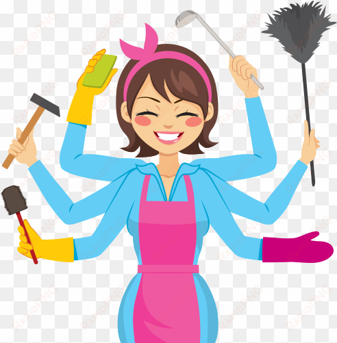 try our services today - clip art house cleaning