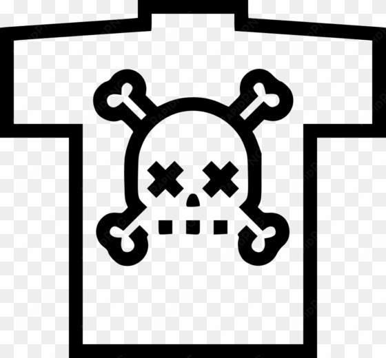 tshirt skull crossbones comments - logo