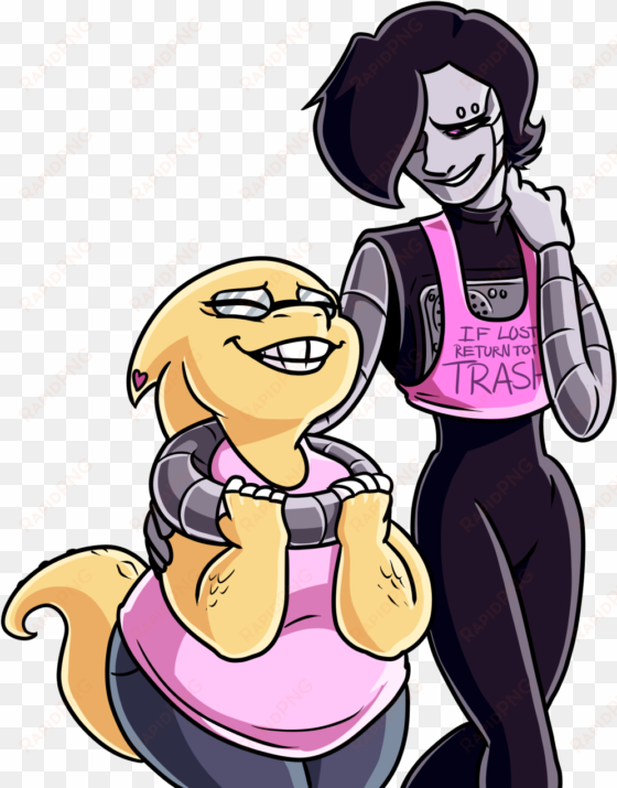 tumblr nztszq t spe gyo png undertale - mettaton and alphys sad