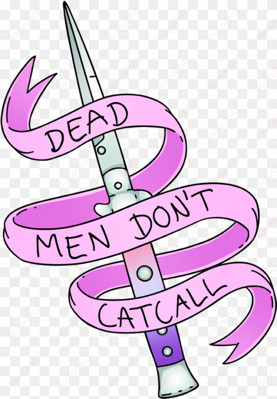 tumblr png stickers - dead men cant catcall