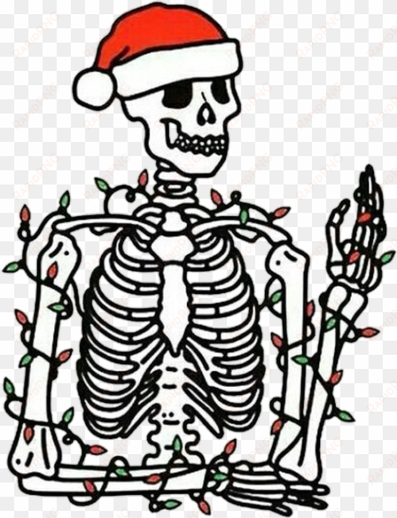 tumblr skeleton bone bones skull skulls newyear christm - you are dead inside but