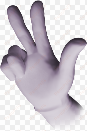 tumblr static - super smash bros master hand png