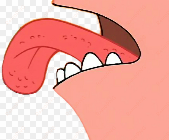 tumblr sticker - patrick star licking