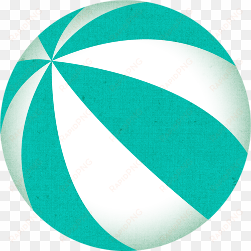 turquoise white beach ball summer beach ball - beach ball clipart png