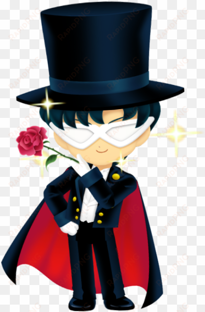 tuxedo mask png - sailor moon drops tuxedo mask