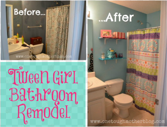 tween bathroom remodel - teenage girl bathroom colors