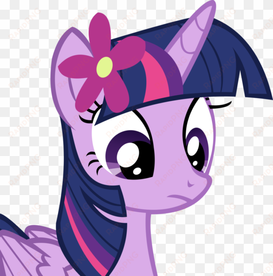 twilight sparkle vector - twilight sparkle with flower