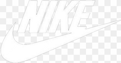 twitter - nike logo vector white