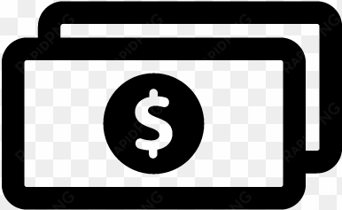 two dollar bills vector - dollar bill icon vector