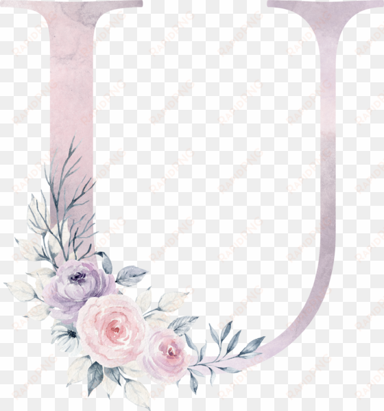 u - pastel flower watercolor bouquet