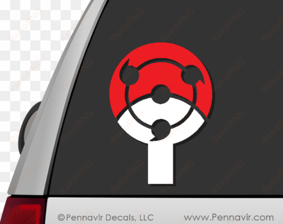 Uchiha Sharingan Decal Pennavir - Uchiha Sharingan Logo transparent png image