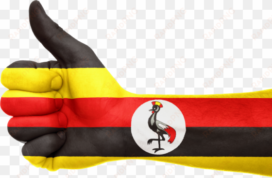 uganda hand flag patriotic 643762 - ouganda drapeau