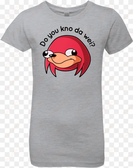 ugandan knuckles girls premium t-shirt - shirt