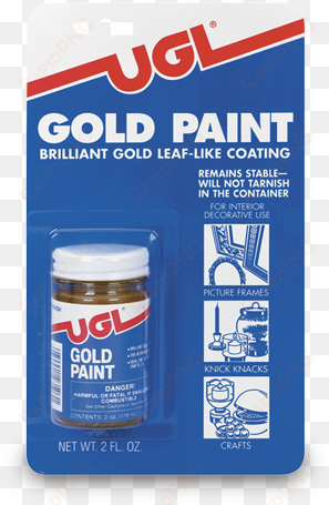 ugl® gold paint - ugl 23503 2oz gold paint brilliant gold leaf-like coating
