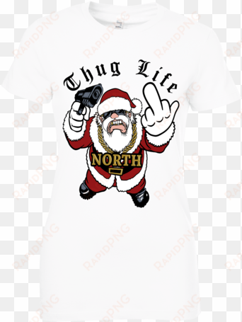 ugly christmas t shirt santa thug life $19 - thug life santa