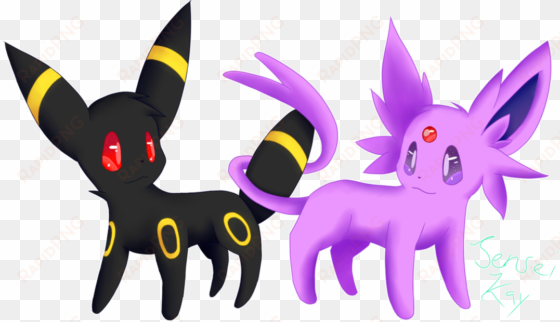 umbreon drawing espeon - umbreon x espeon kawaii