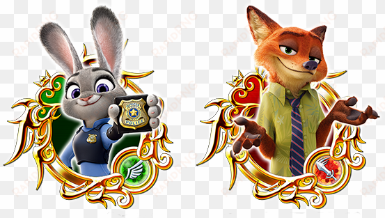 unchained x zootopia medals - khux zootopia