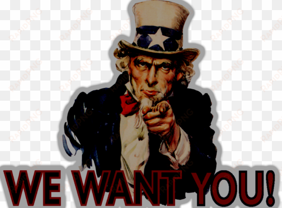 uncle sam i want you png - landlords we want you