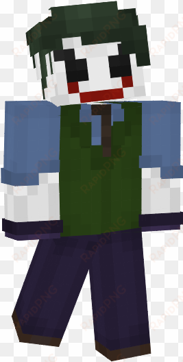 undefined - dark knight joker minecraft skin