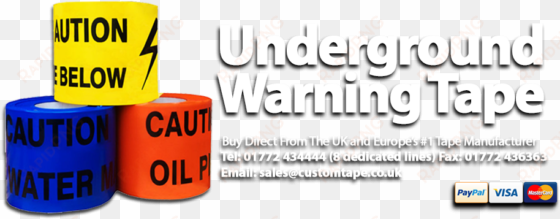 underground warning tape from the uk's - underground warning tape banner
