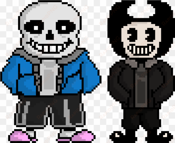 undertale & indietale sans & bendy - undertale pixel art sans papyrus