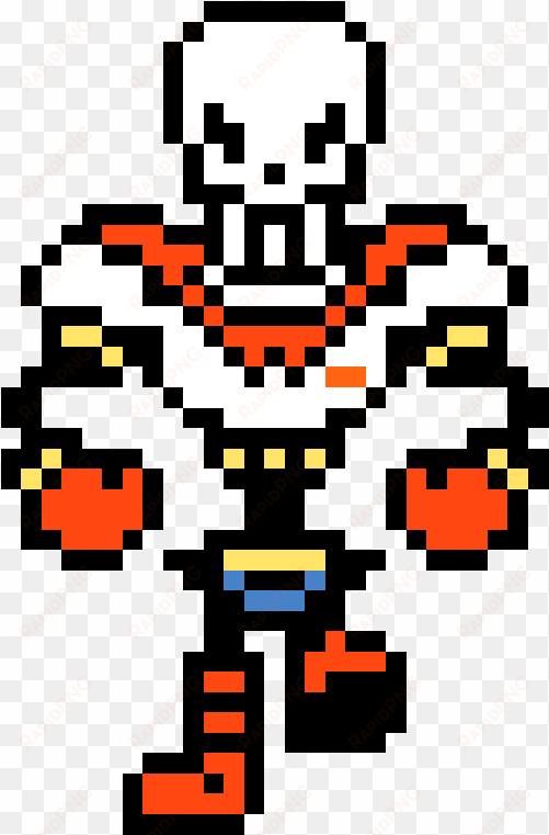 undertale papyrus png png transparent download - undertale papyrus pixel art