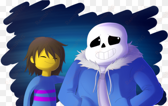 undertale sans and frisk by icelectricspyro on deviantart - cute sans and frisk