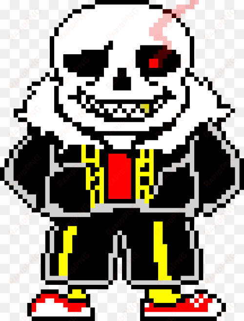 undertale sans sprite png vector black and white library - underfell sans sprite gif