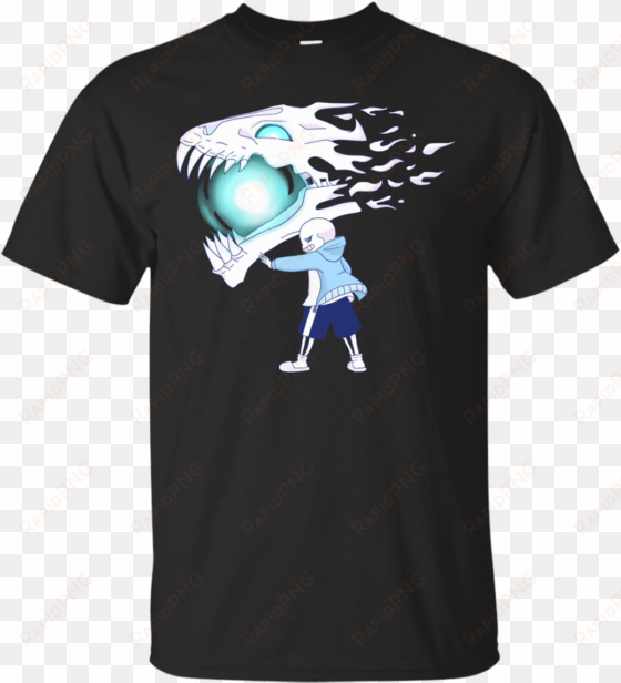 undertale shirt undertale - sans with gaster blaster