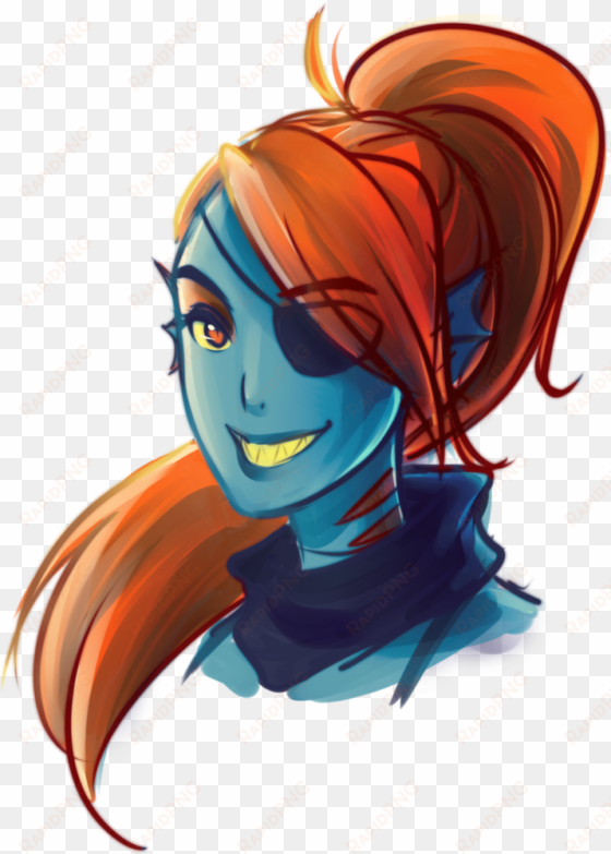 undyne - undertale fanart undyne human