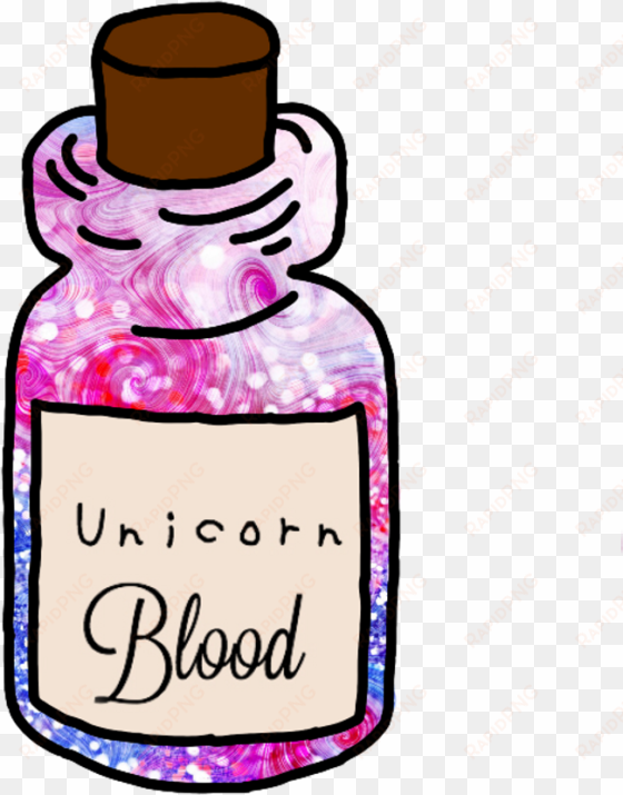 unicorn blood png sticker tumblr asthetic aesthetic - unicorn stickers