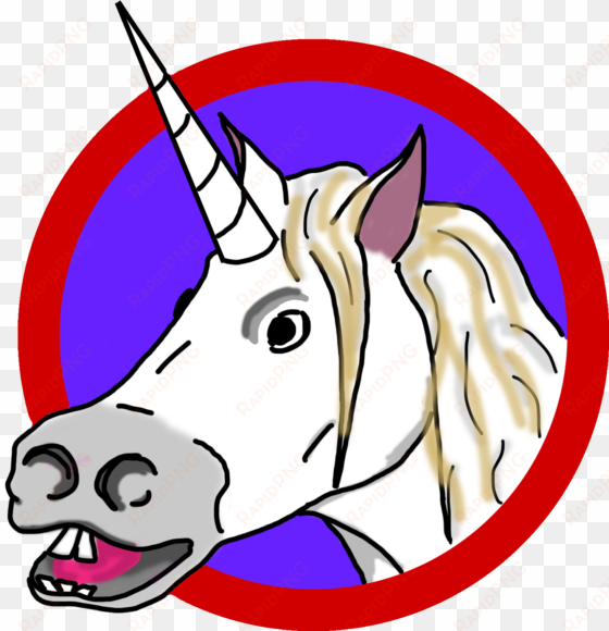 unicorn head clip art - clip art