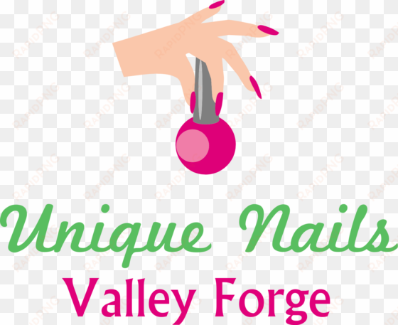 unique nails - nails by logo