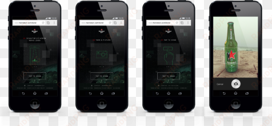 unit9 created a sleek mobile-only site with logograb - feature phone