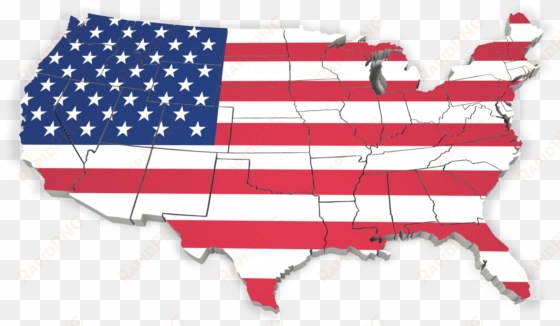 united states flag map outline 1600 clr 3123 map 3 - united states australia alliance