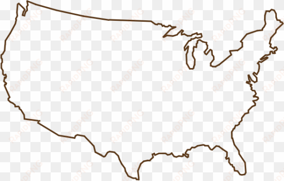 united states outline png - usa map outline svg