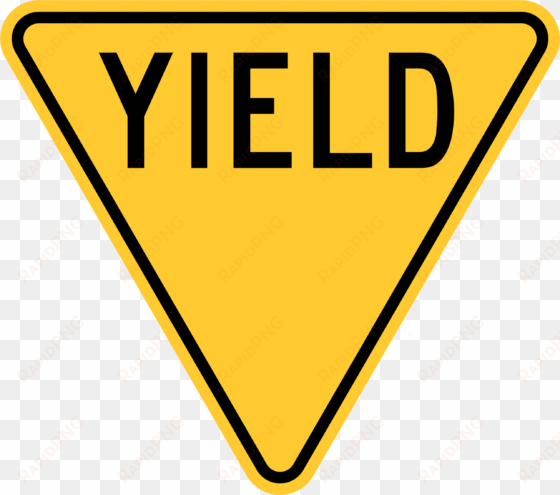 united states sign - left turn yield sign