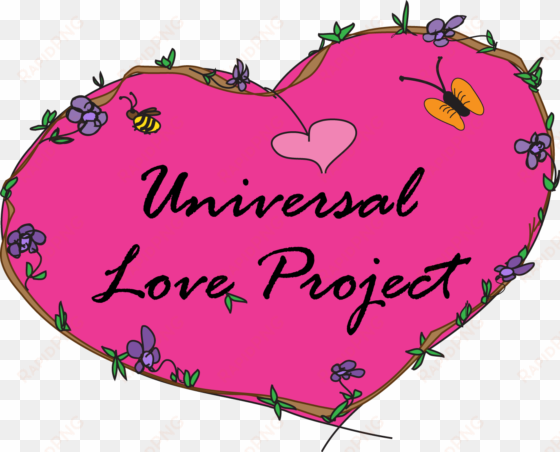 universal love project logo - make love not walls tile coaster