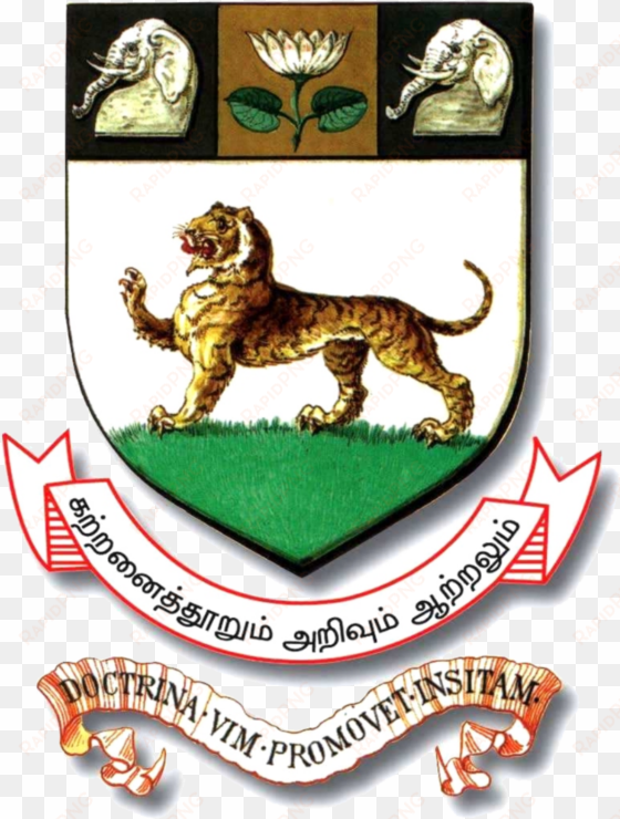 university of madras emblem