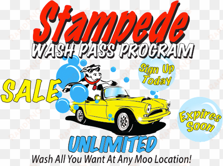 unlimited wash pass - moo moo express car wash