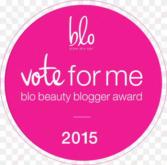 {up and coming beauty blogger of the year} - circle